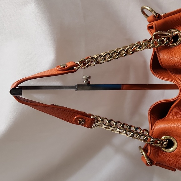 MICHAEL Michael Kors Orange Shoulder Bag with Chain Strap - Picture 6 of 16